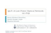 QuT : A Low-Power Optical Network-on-chip