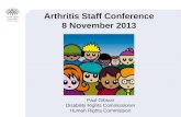 Arthritis Staff Conference 8 November 2013