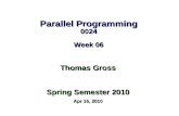 Parallel Programming 0024 Week 06