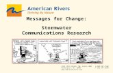 Messages for Change: Stormwater Communications Research Katherine Baer