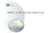 IMOC II All Hands Meeting