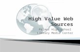 High Value Web Sources