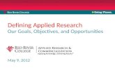 Defining Applied Research