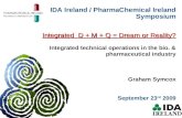 IDA Ireland / PharmaChemical Ireland Symposium Integrated  D + M + Q = Dream or Reality?