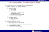 10. Anthropometry and Work-Space Design