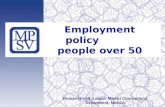 Employment policy  people over 50