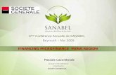 6 ème  Conférence Annuelle de SANABEL