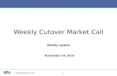Weekly Cutover Market Call