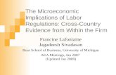 The Microeconomic Implications of Labor Regulations: Cross-Country Evidence from Within the Firm