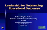 Leadership for Outstanding  Educational Outcomes