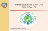 Introduction into CAPAAR AKA CPA 101