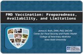 FMD Vaccination: Preparedness, Availability, and Limitations