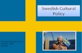 Swedish Cultural Policy