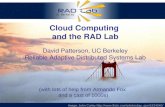 Cloud Computing  and the RAD Lab