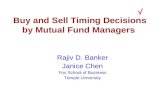 Buy and Sell Timing Decisions by Mutual Fund Managers