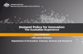 Demand Policy for Innovation The Australian Experience