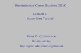 Biostatistics Case Studies 2010