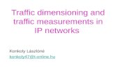 Traffic dimensioning and traffic measurements in IP networks