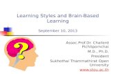 Learning Styles and Brain-Based Learning September 10, 2013
