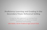 Proficiency Learning and Grading in the Secondary Music Rehearsal Setting