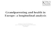 Grandparenting  and health in Europe: a longitudinal  analysis