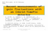 Recent measurements  of  gain  fluctuations  with  an  InGrid-TimePix detector