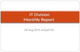 IT Division  Monthly Report