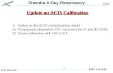Update on ACIS Calibration