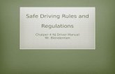 Safe Driving Rules and Regulations