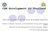 CDM Development in Thailand