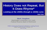 Mark Vaughan Washington University in St. Louis Federal Reserve Bank of Richmond
