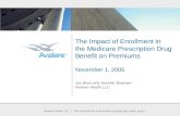 The Impact of Enrollment in  the Medicare Prescription Drug Benefit on Premiums November 1, 2005