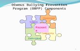 Olweus  Bullying Prevention  Program (OBPP)  Components