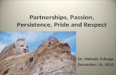 Partnerships, Passion, Persistence, Pride and Respect