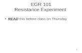 EGR 101 Resistance Experiment