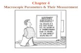 Chapter 4 Macroscopic Parameters & Their Measurement