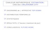 CHALEUR ANTHROPIQUE,  ESTIMATION  :  CAS De L’ OKLAHOMA CITY