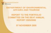 DEPARTMENT OF ENVIRONMENTAL AFFAIRS AND TOURISM
