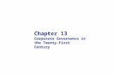 Chapter 13 Corporate Governance in the Twenty-First Century