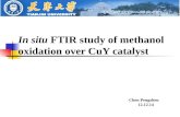 In situ  FTIR  study of  methanol oxidation over  CuY catalyst
