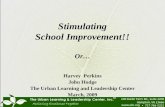 Stimulating School Improvement!! Or…