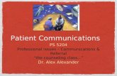 Patient Communications