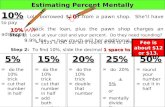 Estimating Percent Mentally