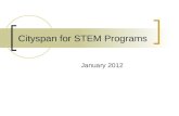 Cityspan  for STEM Programs