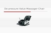 De-pressure Value Massager Chair