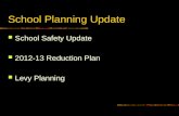 School Planning Update