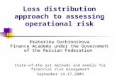 Loss distribution approach to assessing operational risk