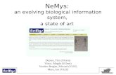 NeMys:  an evolving biological information system,  a state of art
