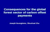 Consequences for the global forest sector of carbon offset payments