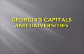 Georgia’s Capitals and Universities